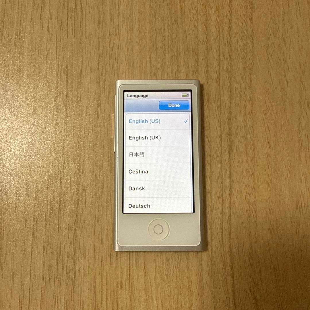 iPod nano A1446 16GB シルバー 第7世代
