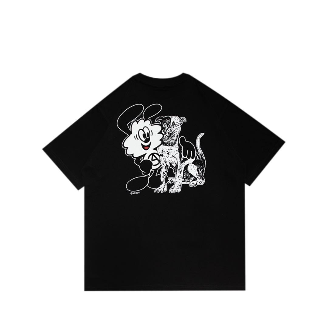 黒　VERDY x REAL SKATEBOARDS Tee BLACK XL