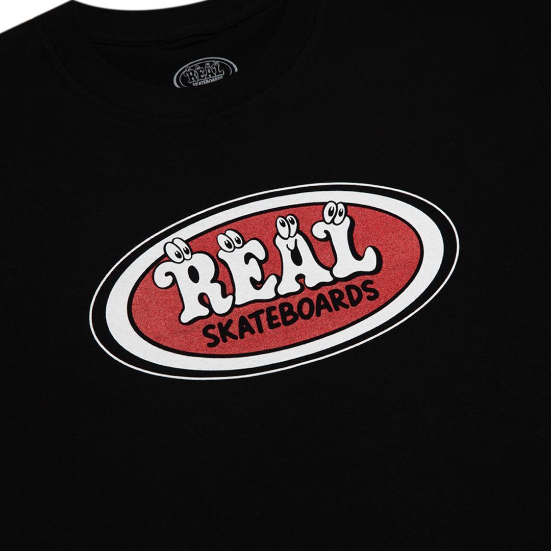 黒　VERDY x REAL SKATEBOARDS Tee BLACK XL