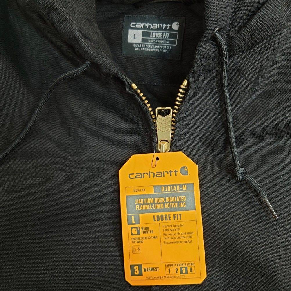 【L】Carharttカーハート ダックアクティブジャケット J140/ブラック