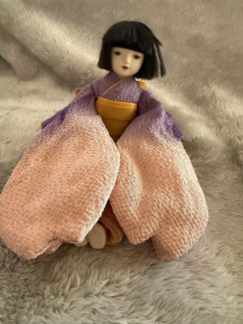 若月まり子　和風花の妖精人形 ビスクドール