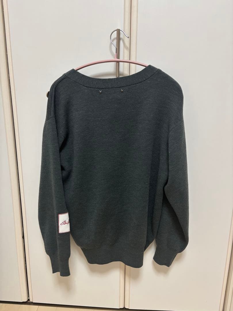BIBIY DINER CARDIGAN グレー　カーディガン
