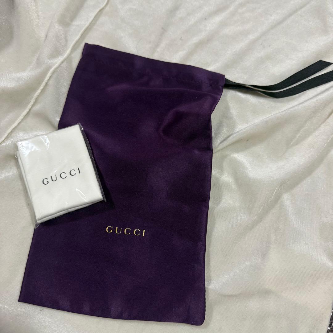 GUCCI サングラス GGロゴ ブラック 美品 付属品　ケース付き