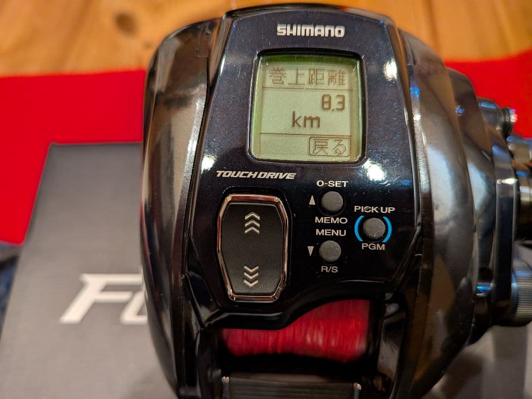 美！シマノ 21フォースマスター1000 巻上距離8.3km 使用時間17.5h