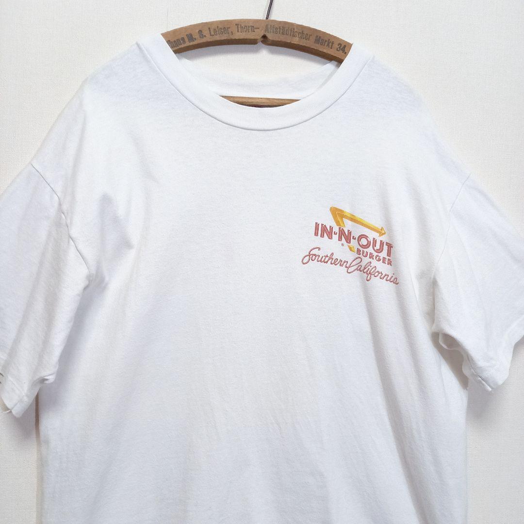 90s USA製 HANES IN-N-OUT BURGER Tシャツ Lサイズ