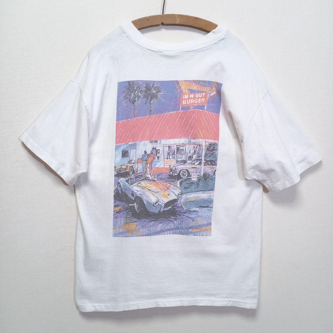 90s USA製 HANES IN-N-OUT BURGER Tシャツ Lサイズ