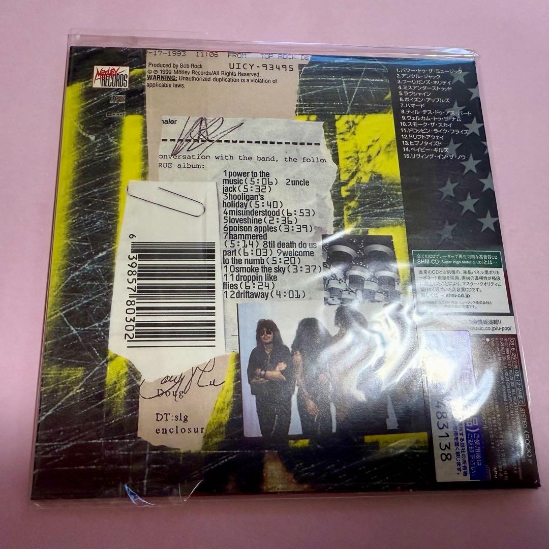 【紙ジャケ】モトリー・クルー SHM-CD アルバム