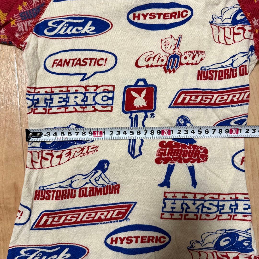 初期 HYSTERIC GLAMOUR チビT 半袖 総柄 フリーサイズ