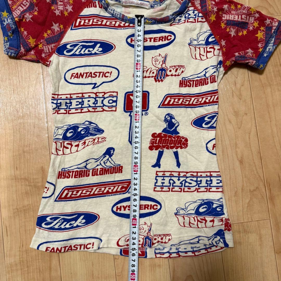 初期 HYSTERIC GLAMOUR チビT 半袖 総柄 フリーサイズ