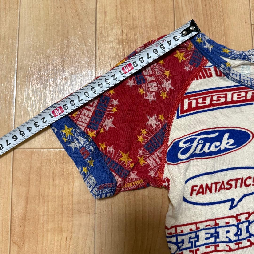 初期 HYSTERIC GLAMOUR チビT 半袖 総柄 フリーサイズ