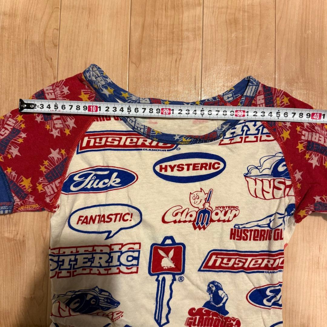 初期 HYSTERIC GLAMOUR チビT 半袖 総柄 フリーサイズ