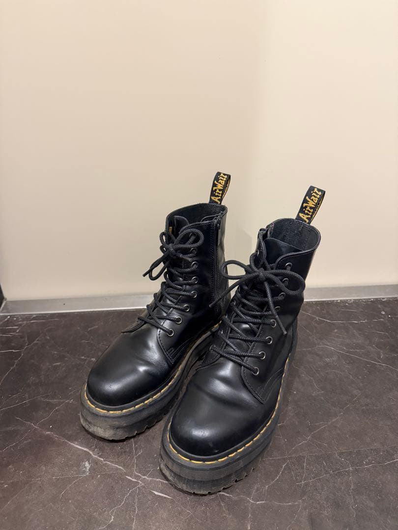 Dr. Martens 8ホール ブラック ブーツ 24cm