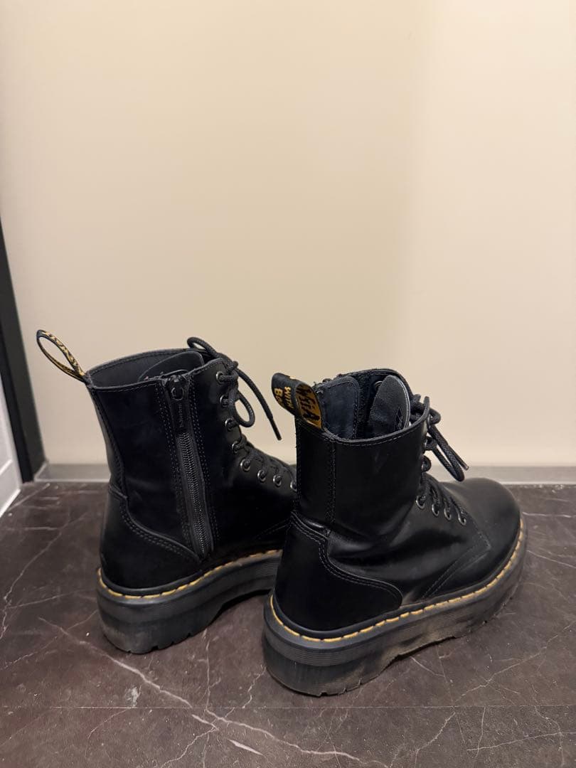 Dr. Martens 8ホール ブラック ブーツ 24cm