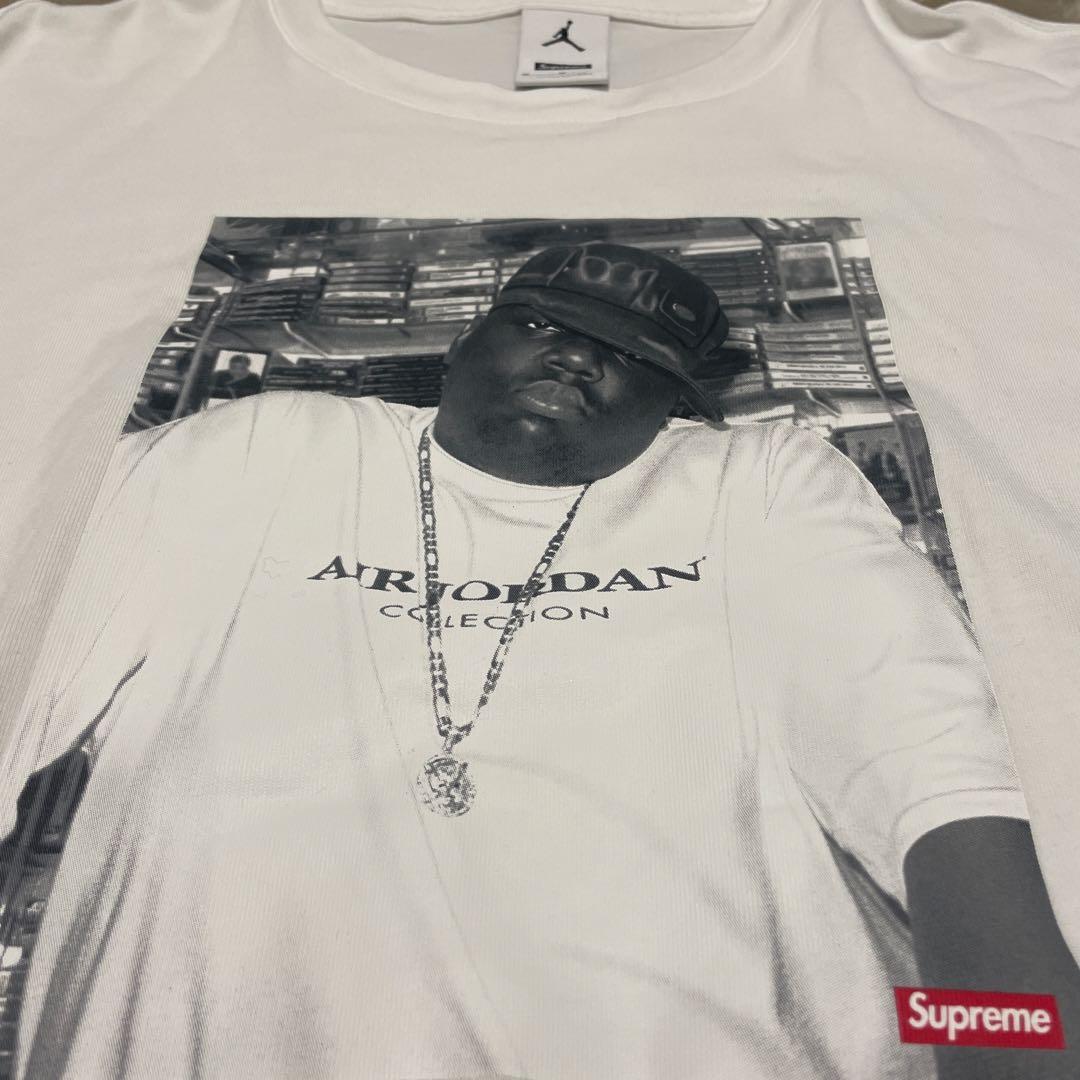 トップス Supreme x Jordan Biggie S/S Top \"White\"M