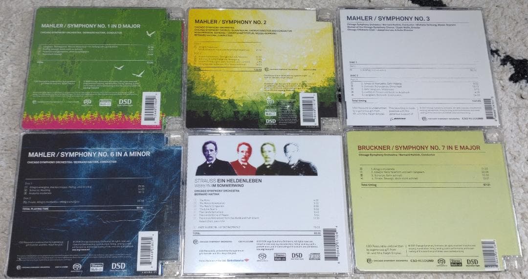 ベルナルト・ハイティンク／シカゴ交響楽団　演奏集（5SACD/1CD）