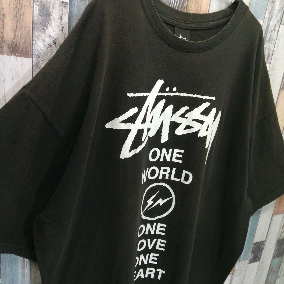 STUSSY　fragment　ステューシー　フラグメント　Tシャツ　XXL