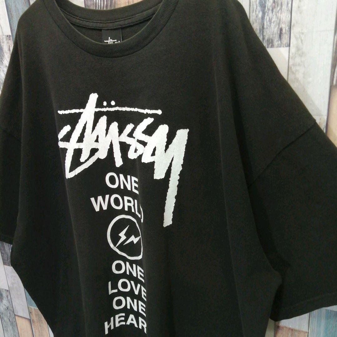 STUSSY　fragment　ステューシー　フラグメント　Tシャツ　XXL