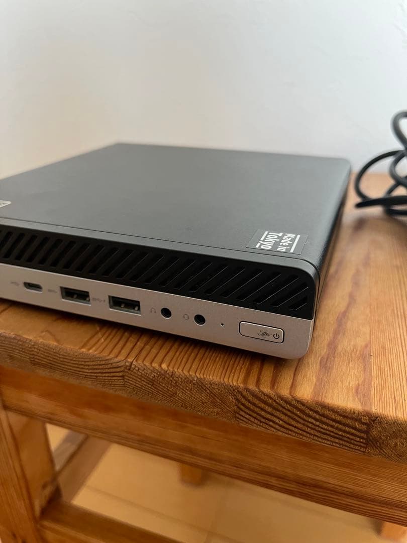 HP ミニPC EliteDesk 800 G3 8GB SSD256GB