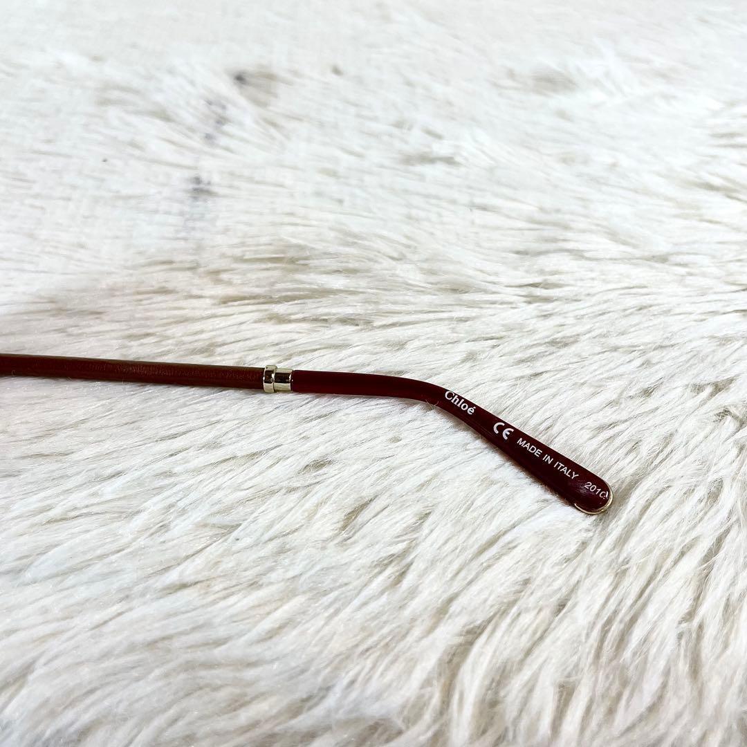 極美品　Chloe　クロエ　サングラス　CE639SL　レッドレンズ・フレーム