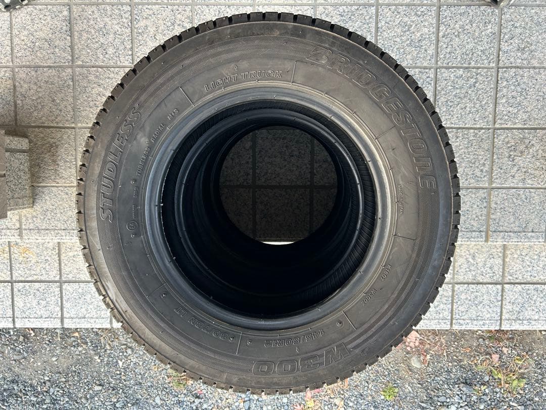 ブリヂストン スタッドレスW300 145/80R12 80/78N 4本セット