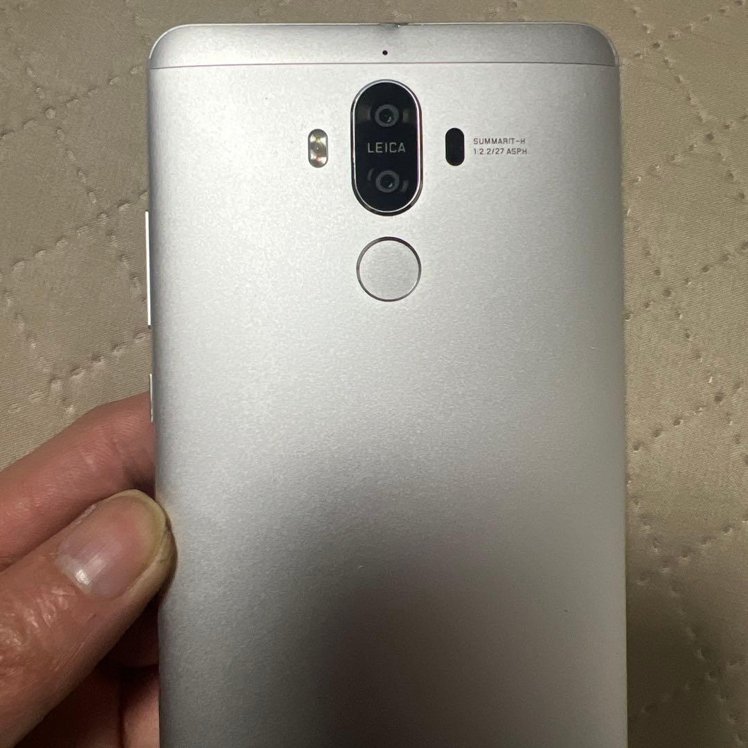 HUAWEI Mate 9 シルバー 本体 MHA-L29