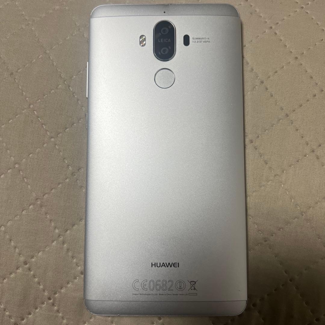 HUAWEI Mate 9 シルバー 本体 MHA-L29