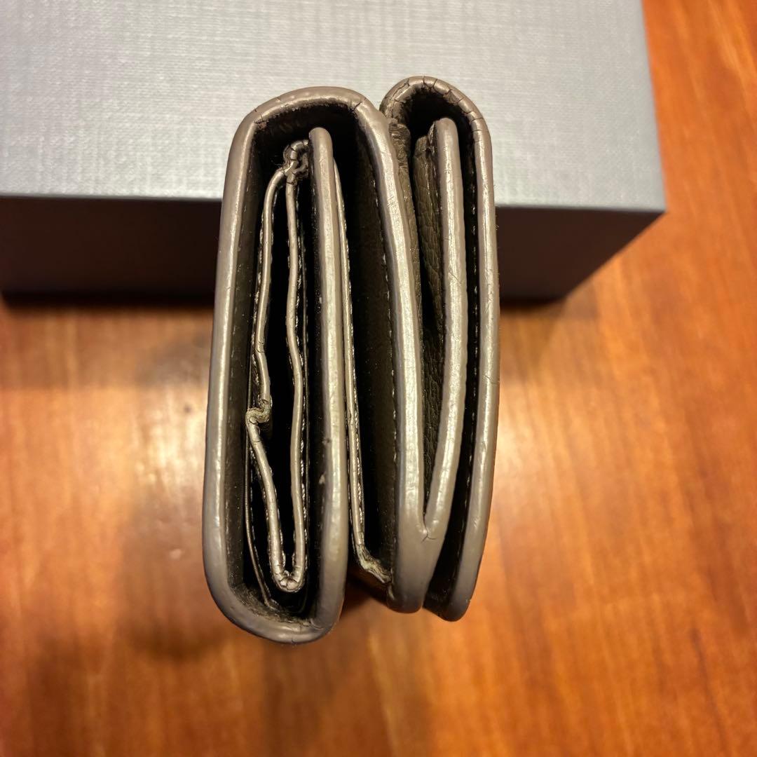 BALENCIAGA 三つ折り財布　ブラウン