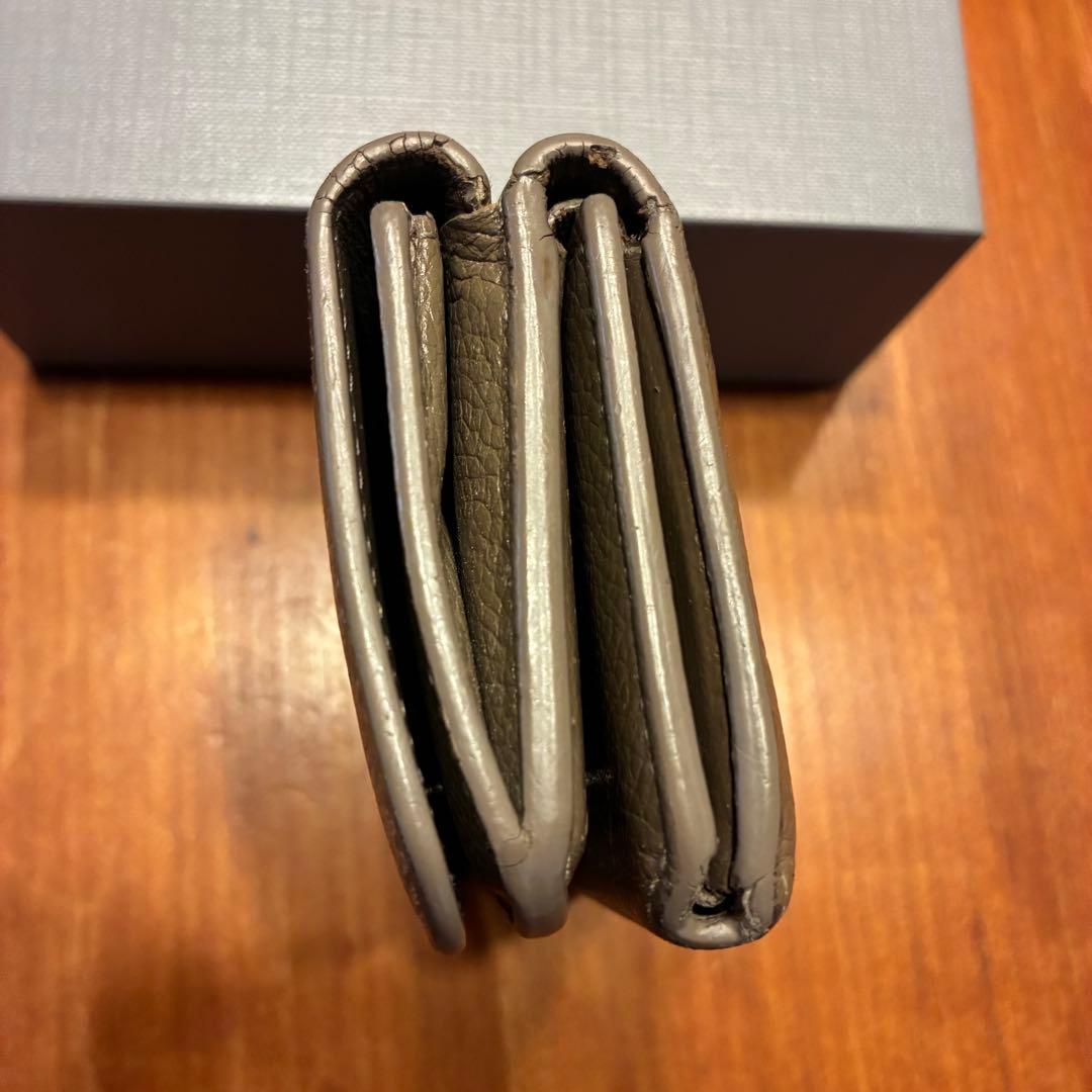 BALENCIAGA 三つ折り財布　ブラウン