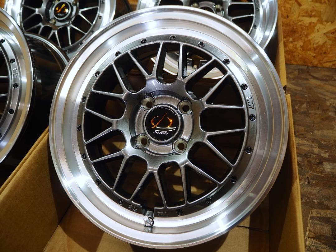 シュティッヒ メッシュ RM 深リム6.5J 軽トラ軽四カスタム コンパクトカー
