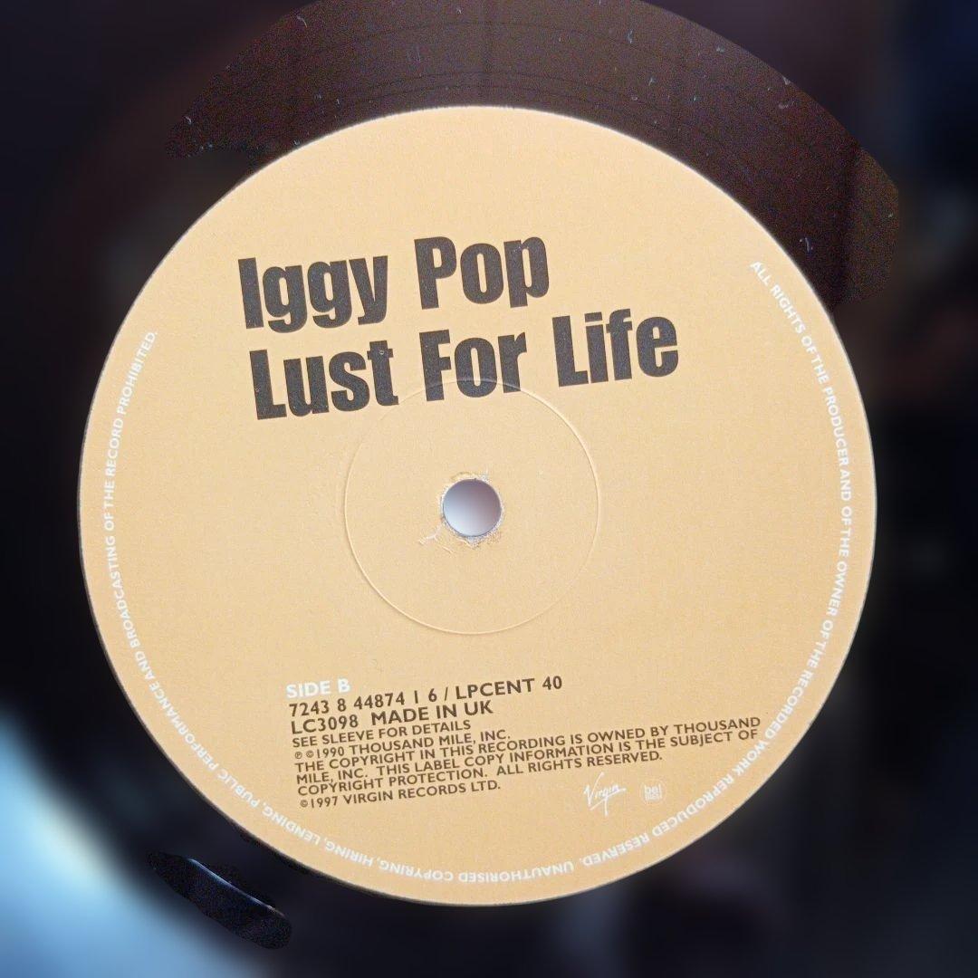 Iggy Pop／Lust for Life UK再発盤