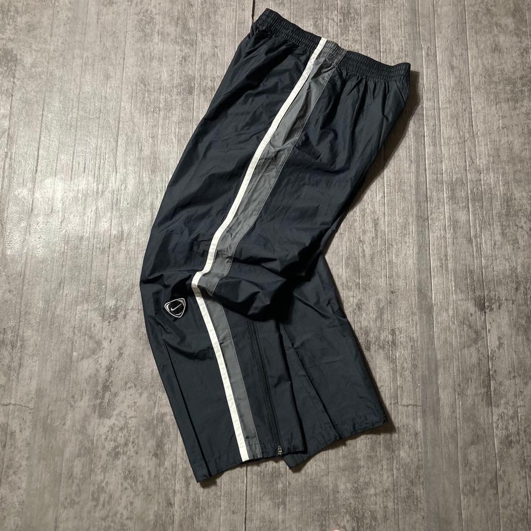 パンツ 00s NIKE nylon track pants black tech