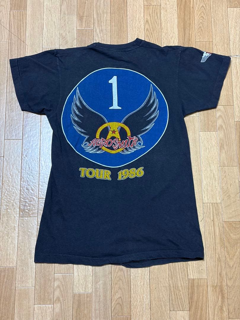 80S AEROSMITH AEROFORCE バンドT ヴィンテージ 古着