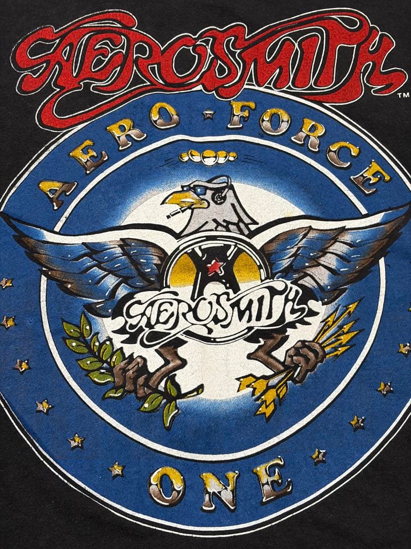 80S AEROSMITH AEROFORCE バンドT ヴィンテージ 古着