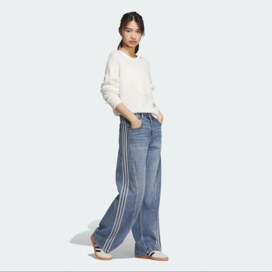 adidas デニムパンツ 24