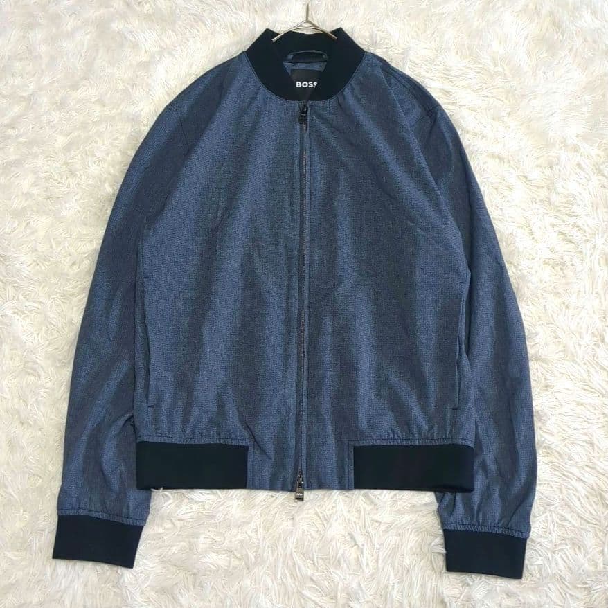現行タグ 完売品 極美品 ✨ヒューゴボス エアウェイト ボンバージャケット 近年