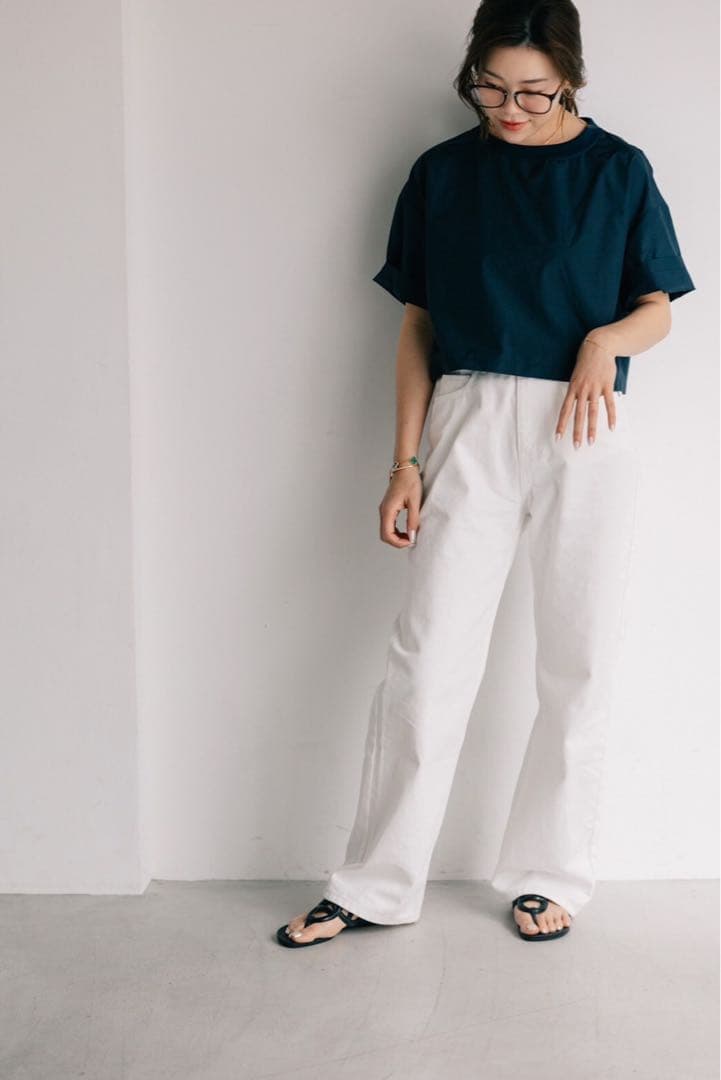 pois ポワ　one wash denim ワンウォッシュデニム