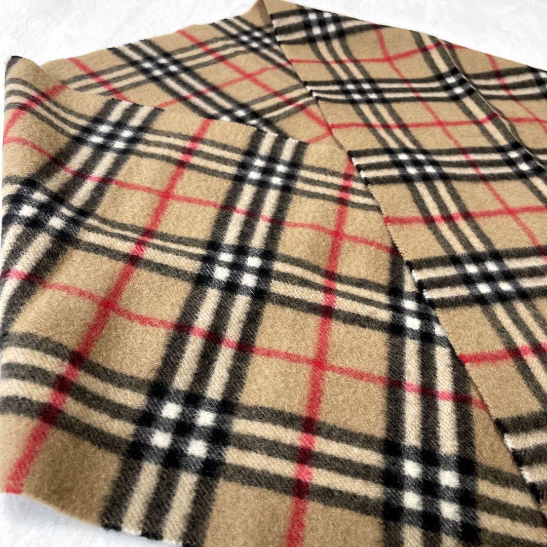 極美品⭐︎ BURBERRY LONDON カシミヤ100％　大判　マフラー