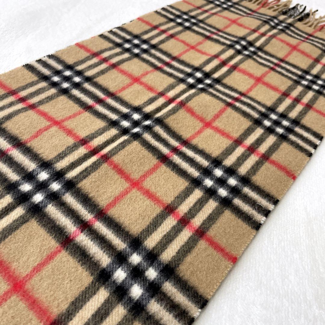 極美品⭐︎ BURBERRY LONDON カシミヤ100％　大判　マフラー
