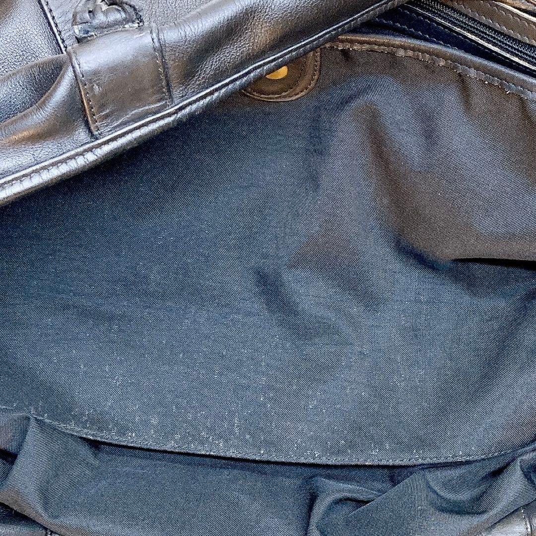 ✨美品✨COACH 2wayボストンバッグ ヴィンテージ ブラック 大容量 ロゴ