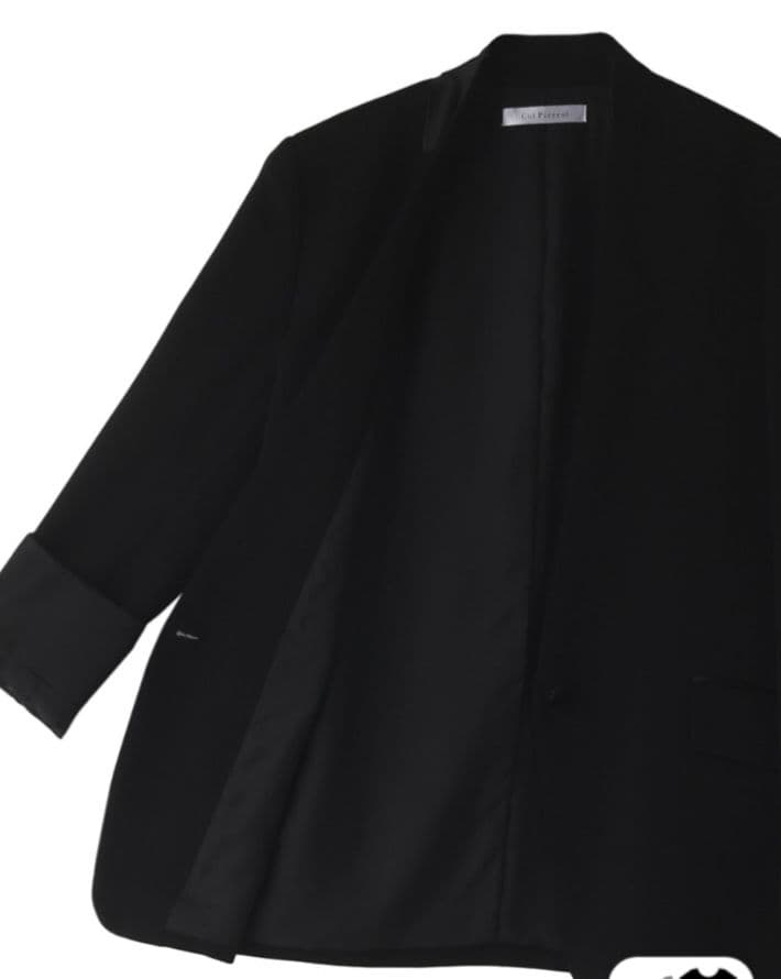 MUSEdeDeuxieme Classe コルピエロブラックシングルジャケット