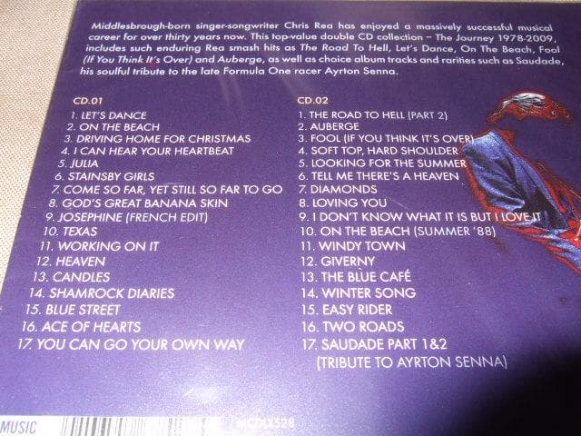 CHRIS REA,新品未開封,シンガーソングライター,クリス・レア,2枚組CD