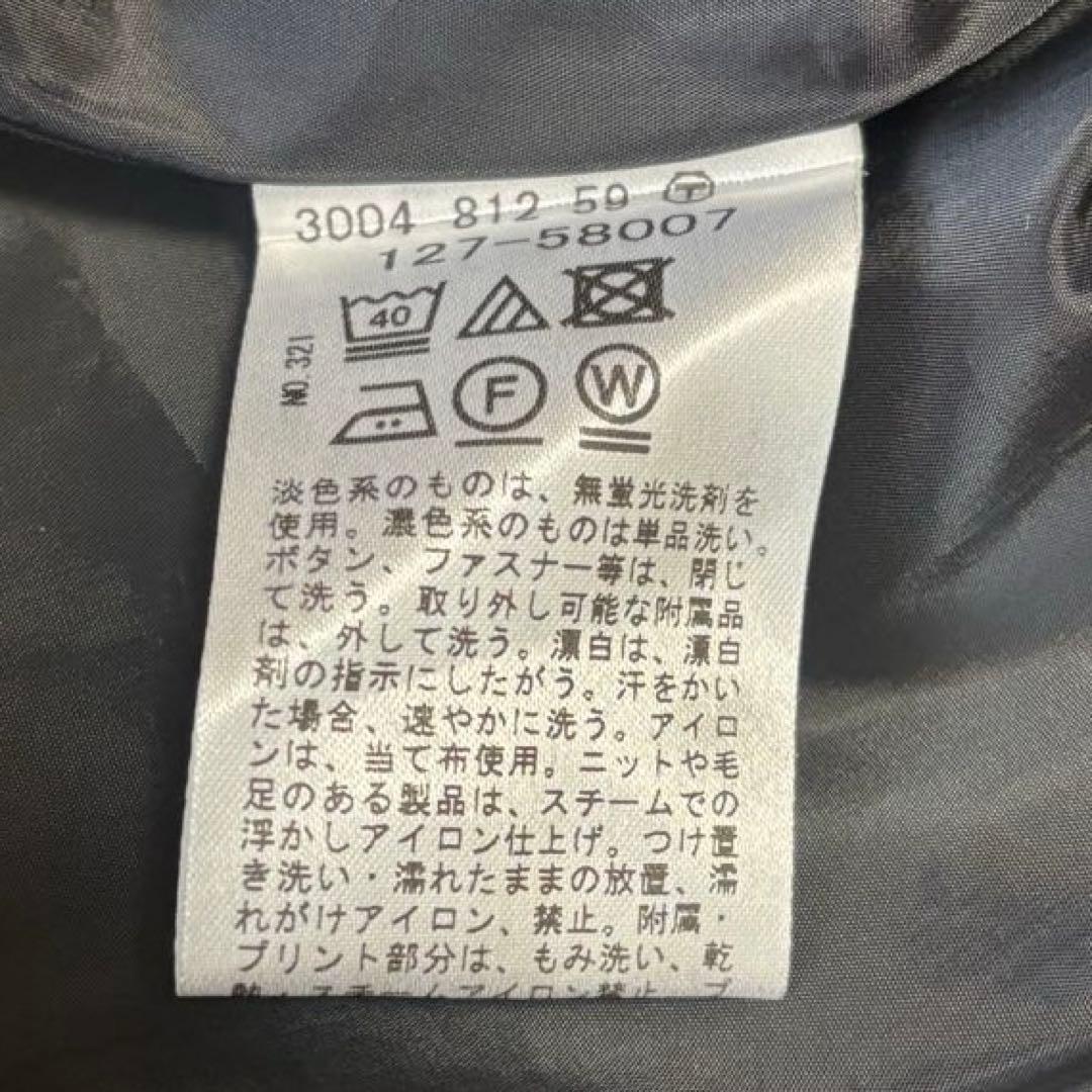 【美品】Y063 インディヴィ フィット＆フレアワンピース 05 ダークグレー