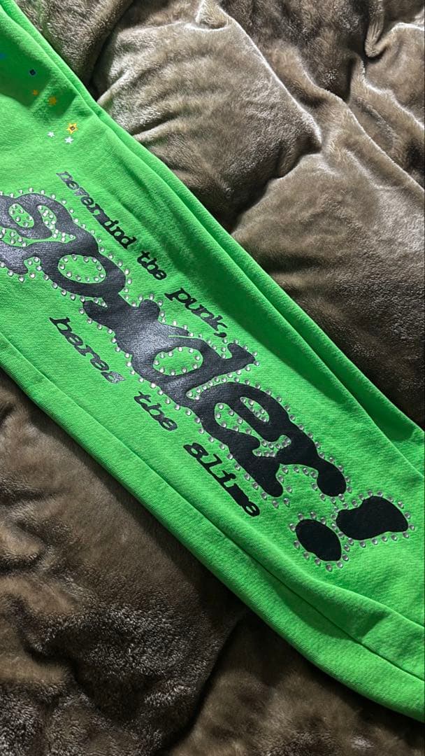 【正規品】Sp5der Punk V2 Rinestone Sweatpants