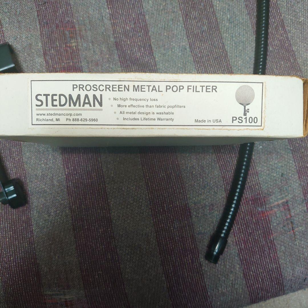 STEDMAN PROSCREEN 100 ポップフィルター　取り付けアーム付き