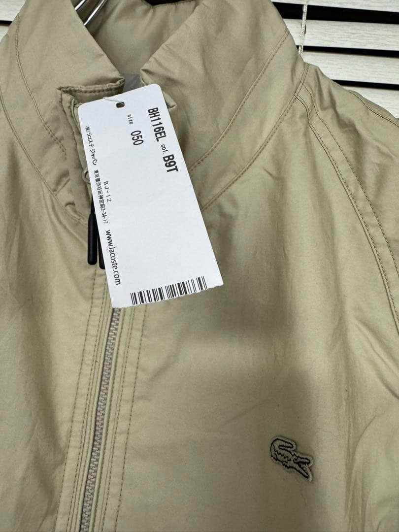 新品未使用　LACOSTE ラコステ　撥水コットンブルゾン　BH116EL