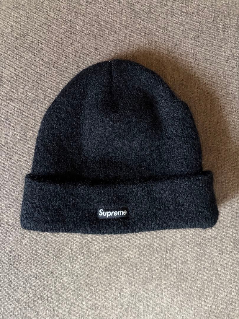【野村周平着用】Supreme 24FW Mohair Beanie 黒