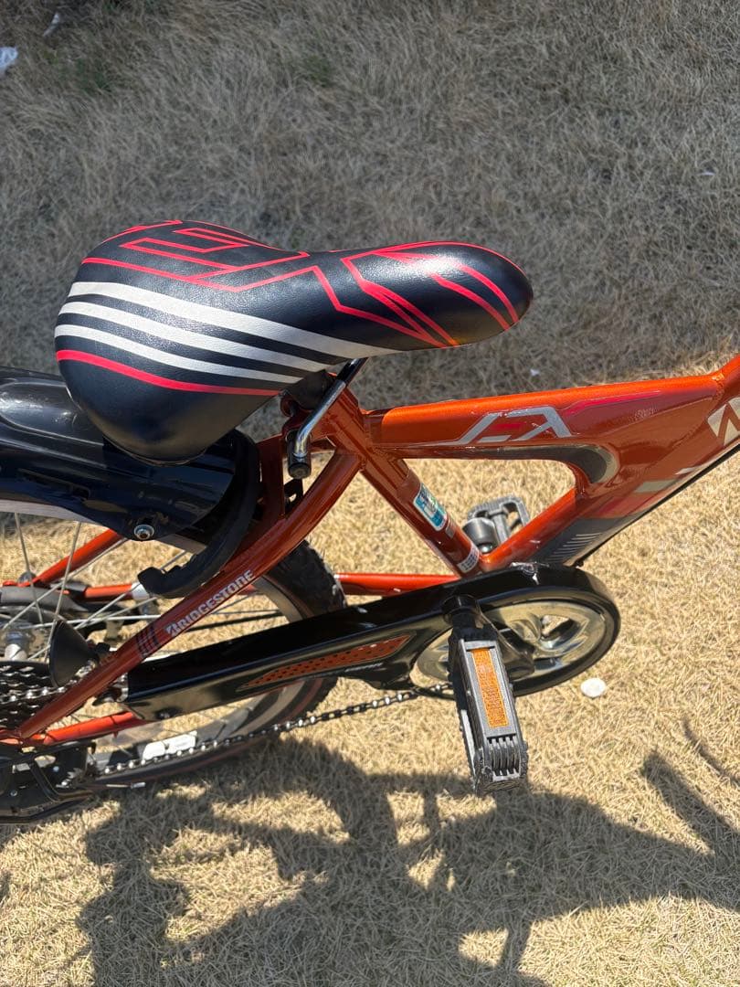 オレンジ色 子供用自転車 マウンテンバイク　24インチ　ブリヂストン　群馬