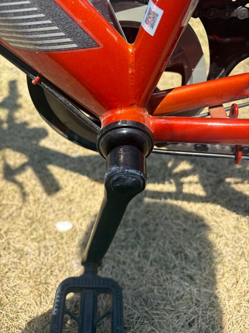 オレンジ色 子供用自転車 マウンテンバイク　24インチ　ブリヂストン　群馬