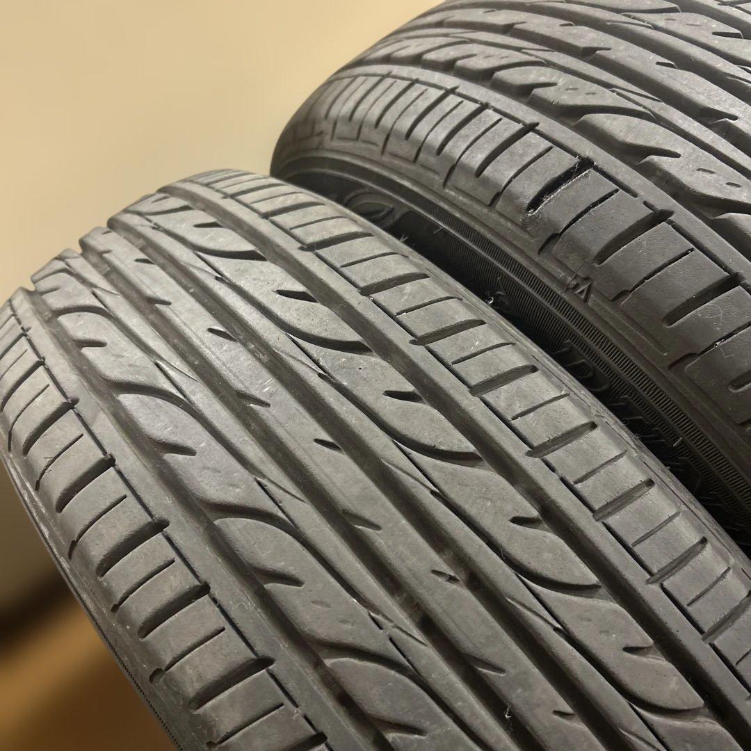 アクア　ヤリスなど 185/60R15 8分山ぐらい　ノーマルタイヤ2本セット