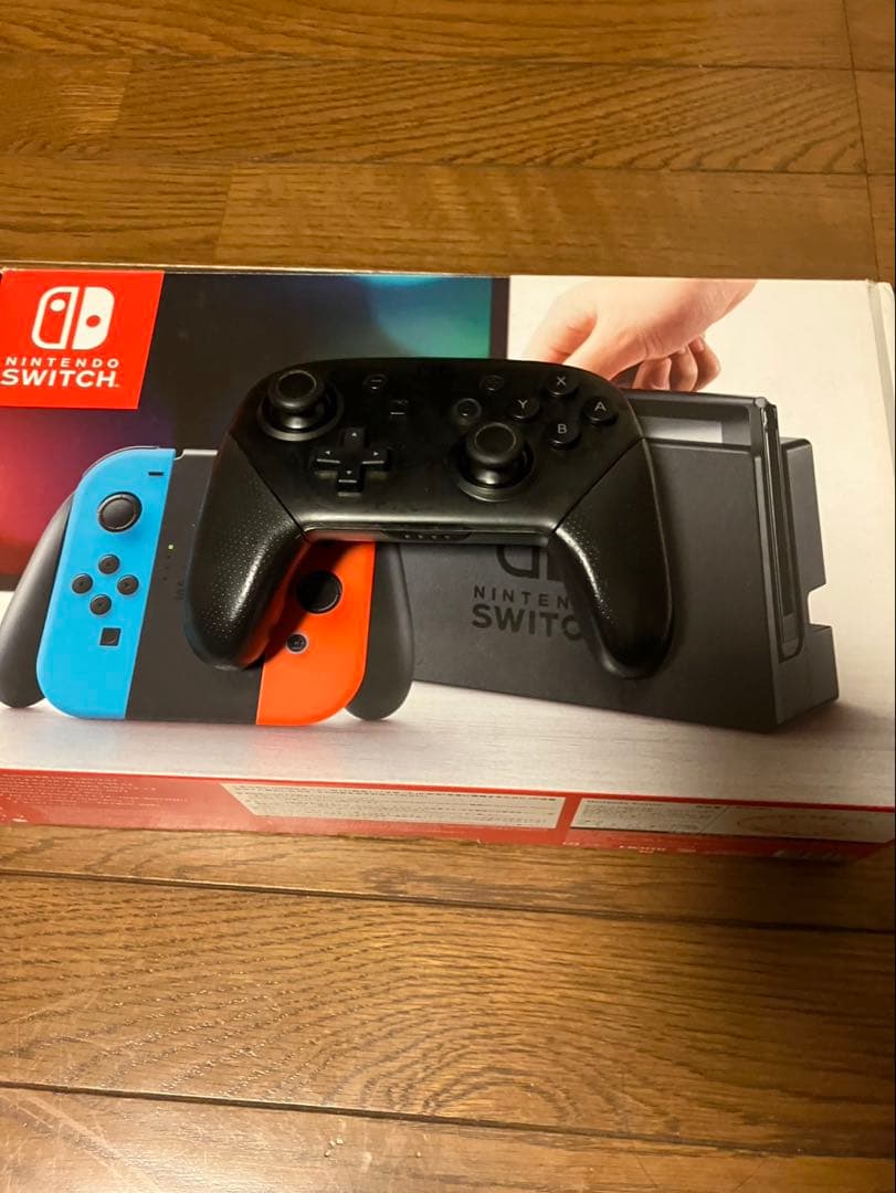 Nintendo Switch 本体　動作確認済み プロコン（ジャンク）付き